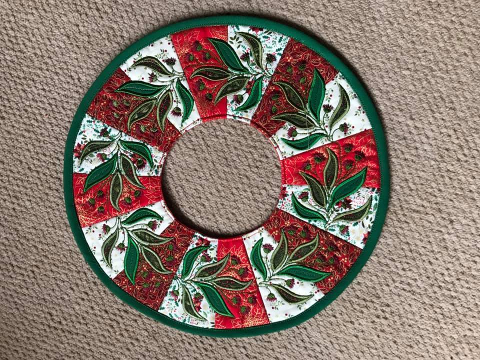 Eucalyptus Wreath 5x5 6x6 7x7 8x8 - Sweet Pea Australia In the hoop machine embroidery designs. in the hoop project, in the hoop embroidery designs, craft in the hoop project, diy in the hoop project, diy craft in the hoop project, in the hoop embroidery patterns, design in the hoop patterns, embroidery designs for in the hoop embroidery projects, best in the hoop machine embroidery designs perfect for all hoops and embroidery machines