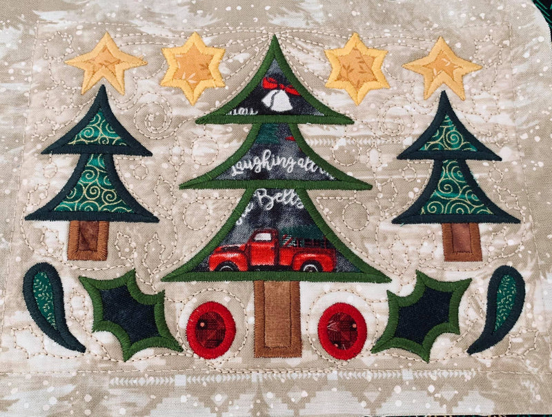 BOW Christmas Wonder Mystery Quilt Block 2 | Sweet Pea.