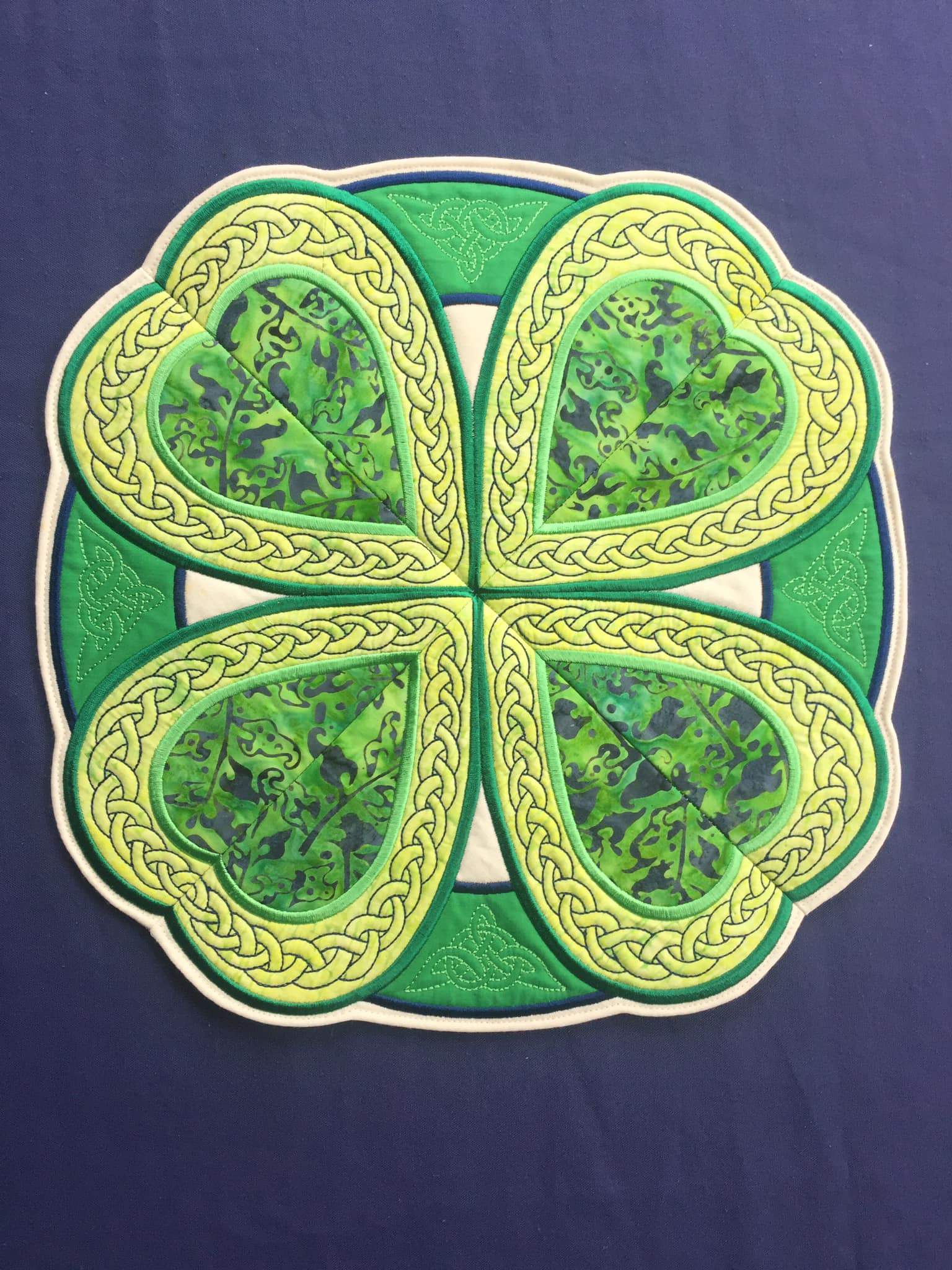 Shamrock Table Centre 5x5 6x6 7x7 8x8 - Sweet Pea Australia In the hoop machine embroidery designs. in the hoop project, in the hoop embroidery designs, craft in the hoop project, diy in the hoop project, diy craft in the hoop project, in the hoop embroidery patterns, design in the hoop patterns, embroidery designs for in the hoop embroidery projects, best in the hoop machine embroidery designs perfect for all hoops and embroidery machines