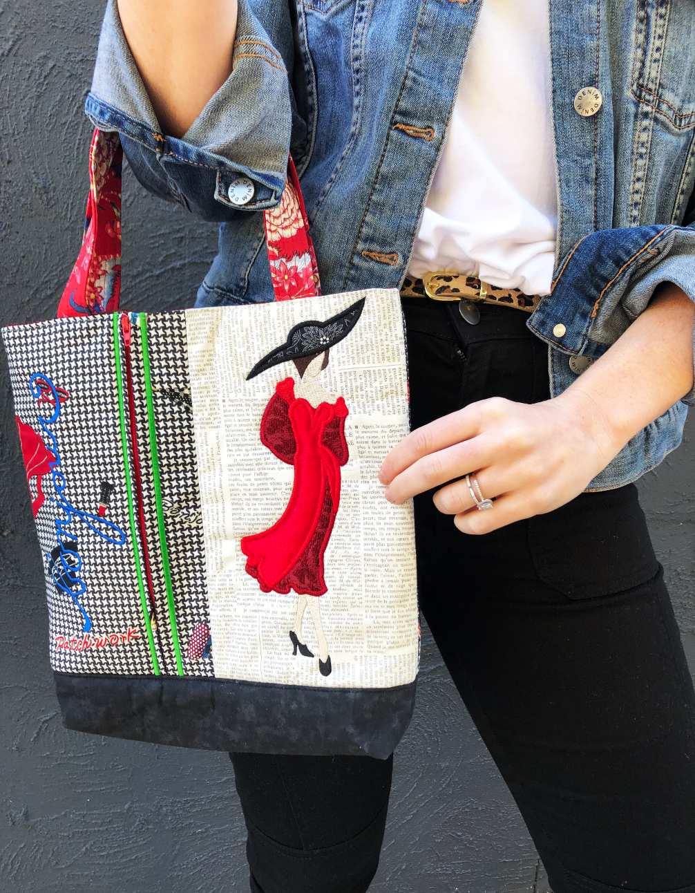 Bonjour Bag 5x7 6x10 7x12 9x12 - Sweet Pea Australia In the hoop machine embroidery designs. in the hoop project, in the hoop embroidery designs, craft in the hoop project, diy in the hoop project, diy craft in the hoop project, in the hoop embroidery patterns, design in the hoop patterns, embroidery designs for in the hoop embroidery projects, best in the hoop machine embroidery designs perfect for all hoops and embroidery machines