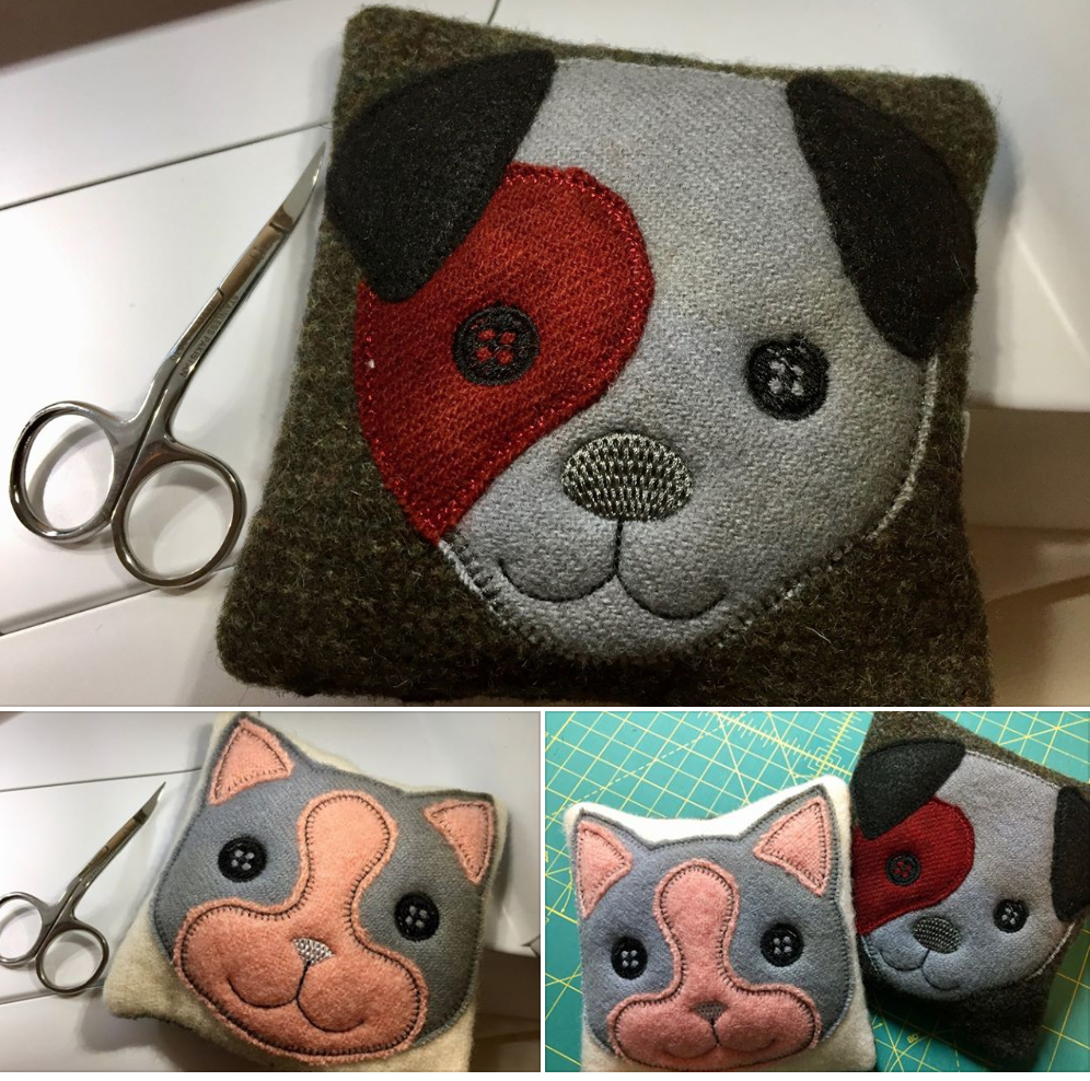 Kitty Pin Cushion 4x4 5x5 6x6 7x7 - Sweet Pea Australia In the hoop machine embroidery designs. in the hoop project, in the hoop embroidery designs, craft in the hoop project, diy in the hoop project, diy craft in the hoop project, in the hoop embroidery patterns, design in the hoop patterns, embroidery designs for in the hoop embroidery projects, best in the hoop machine embroidery designs perfect for all hoops and embroidery machines