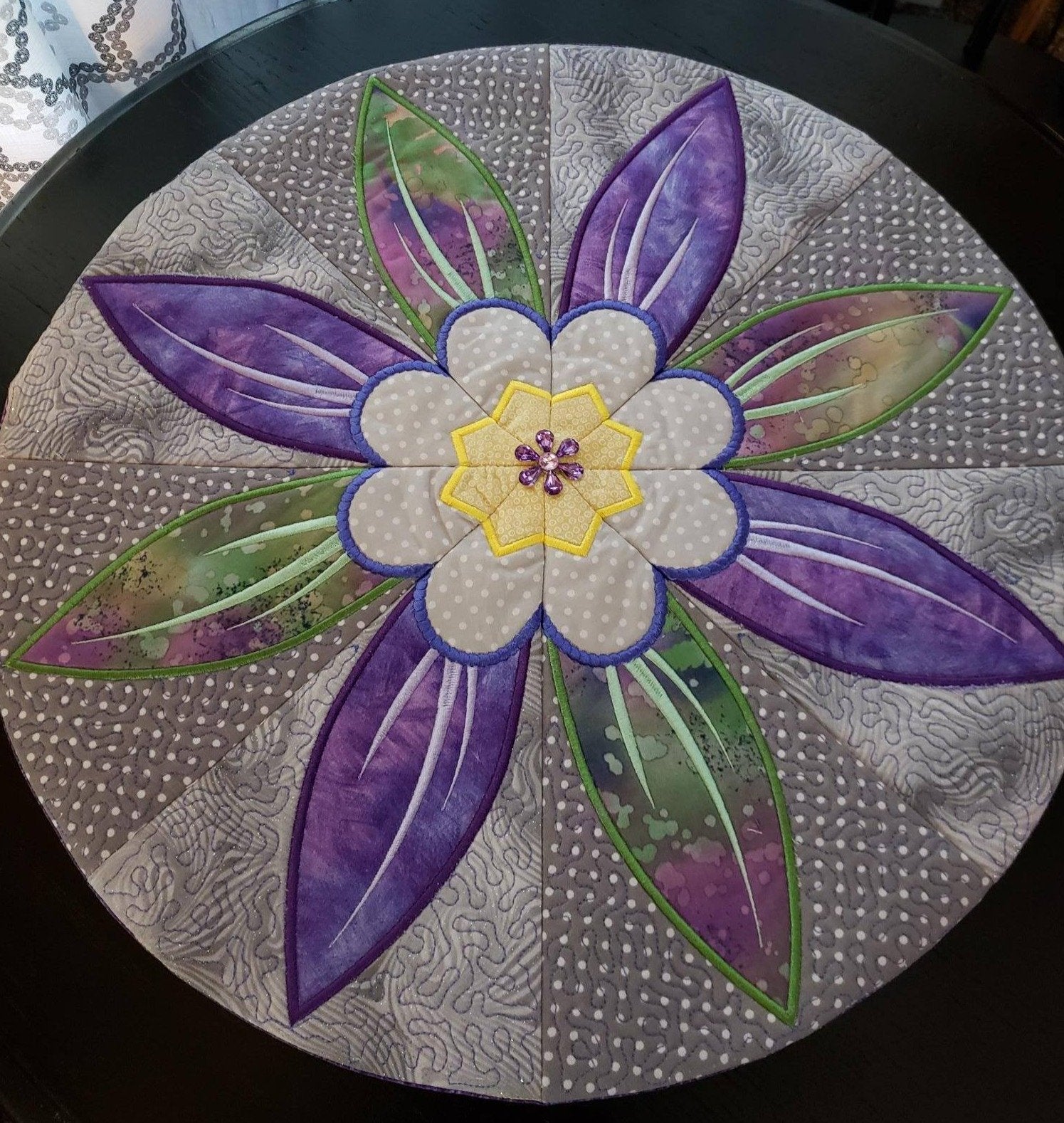 Flower Table Centre 5x7 6x10 7x12 - Sweet Pea Australia In the hoop machine embroidery designs. in the hoop project, in the hoop embroidery designs, craft in the hoop project, diy in the hoop project, diy craft in the hoop project, in the hoop embroidery patterns, design in the hoop patterns, embroidery designs for in the hoop embroidery projects, best in the hoop machine embroidery designs perfect for all hoops and embroidery machines