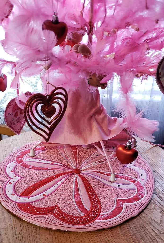 Celtic Love Heart Table Centre 5x7 6x10 7x12 - Sweet Pea Australia In the hoop machine embroidery designs. in the hoop project, in the hoop embroidery designs, craft in the hoop project, diy in the hoop project, diy craft in the hoop project, in the hoop embroidery patterns, design in the hoop patterns, embroidery designs for in the hoop embroidery projects, best in the hoop machine embroidery designs perfect for all hoops and embroidery machines