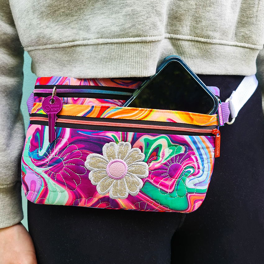 Sweet Pea Belt Bag 5x7 6x10 7x12 - Sweet Pea Australia In the hoop machine embroidery designs. in the hoop project, in the hoop embroidery designs, craft in the hoop project, diy in the hoop project, diy craft in the hoop project, in the hoop embroidery patterns, design in the hoop patterns, embroidery designs for in the hoop embroidery projects, best in the hoop machine embroidery designs perfect for all hoops and embroidery machines