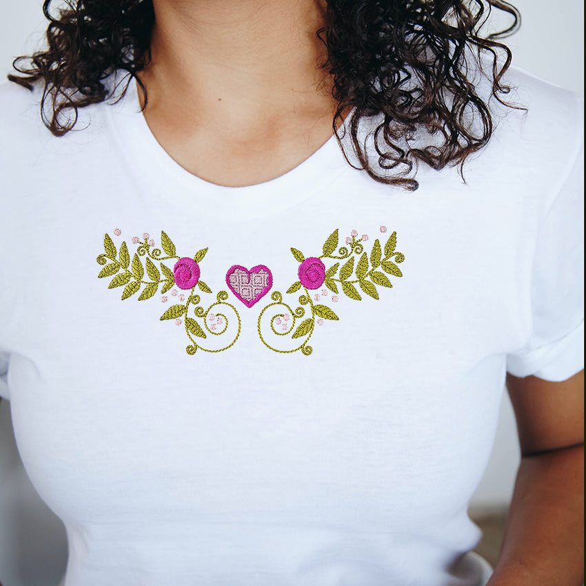 Dove & Flower Embroidery (Wreath, Borders & Corners) - Sweet Pea Australia In the hoop machine embroidery designs. in the hoop project, in the hoop embroidery designs, craft in the hoop project, diy in the hoop project, diy craft in the hoop project, in the hoop embroidery patterns, design in the hoop patterns, embroidery designs for in the hoop embroidery projects, best in the hoop machine embroidery designs perfect for all hoops and embroidery machines