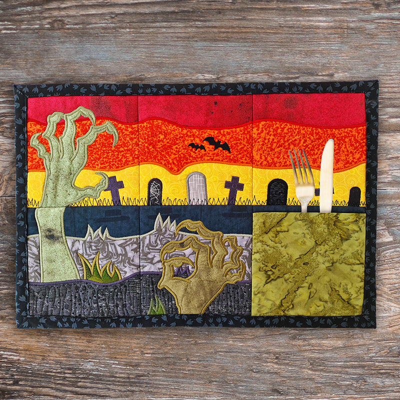 From the Grave Halloween Placemat 4x4 5x5 6x6 | Sweet Pea.