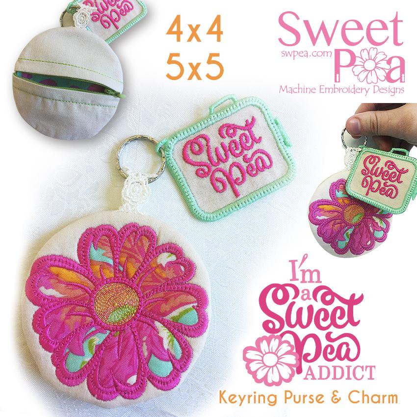 Sweet Pea Addicts Set - Sweet Pea Australia In the hoop machine embroidery designs. in the hoop project, in the hoop embroidery designs, craft in the hoop project, diy in the hoop project, diy craft in the hoop project, in the hoop embroidery patterns, design in the hoop patterns, embroidery designs for in the hoop embroidery projects, best in the hoop machine embroidery designs perfect for all hoops and embroidery machines