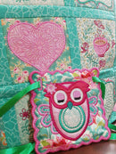 Owl Bunting Add on 4x4 5x5 6x6 - Sweet Pea