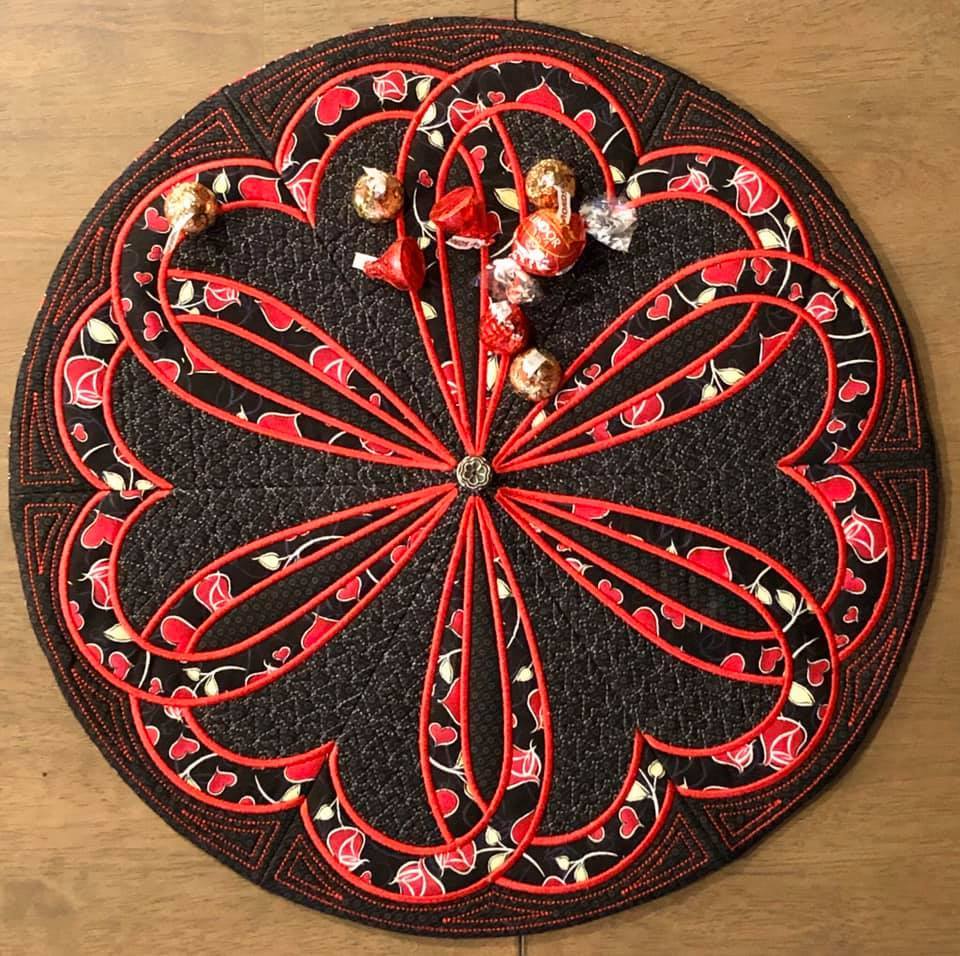 Celtic Love Heart Table Centre 5x7 6x10 7x12 - Sweet Pea Australia In the hoop machine embroidery designs. in the hoop project, in the hoop embroidery designs, craft in the hoop project, diy in the hoop project, diy craft in the hoop project, in the hoop embroidery patterns, design in the hoop patterns, embroidery designs for in the hoop embroidery projects, best in the hoop machine embroidery designs perfect for all hoops and embroidery machines