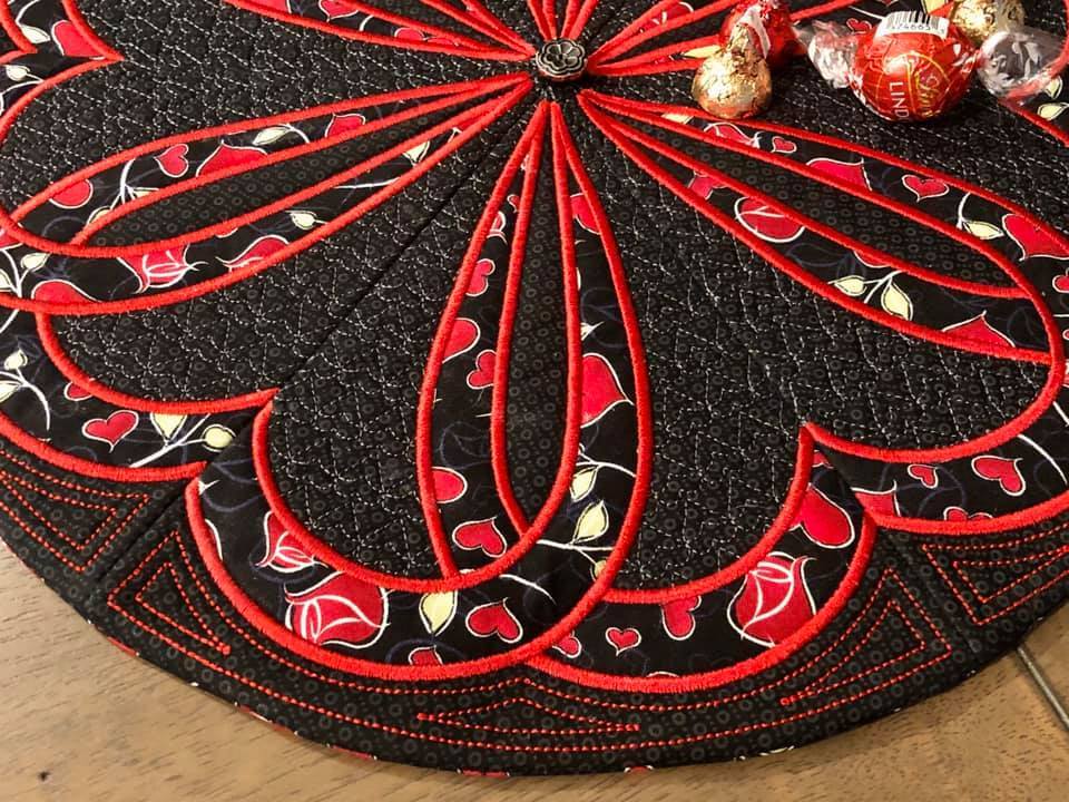 Celtic Love Heart Table Centre 5x7 6x10 7x12 - Sweet Pea Australia In the hoop machine embroidery designs. in the hoop project, in the hoop embroidery designs, craft in the hoop project, diy in the hoop project, diy craft in the hoop project, in the hoop embroidery patterns, design in the hoop patterns, embroidery designs for in the hoop embroidery projects, best in the hoop machine embroidery designs perfect for all hoops and embroidery machines