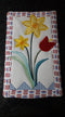 Spring Daffodil Mug Rug 5x7 6x10 7x12 - Sweet Pea