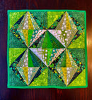 Spinning Top Block and Quilt 4x4 5x5 6x6 7x7 8x8 - Sweet Pea