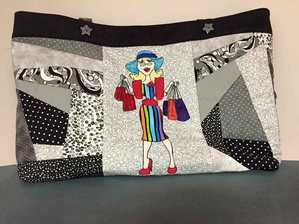 Let's Go Shopping Bag 5x7 6x10 8x12 - Sweet Pea Australia In the hoop machine embroidery designs. in the hoop project, in the hoop embroidery designs, craft in the hoop project, diy in the hoop project, diy craft in the hoop project, in the hoop embroidery patterns, design in the hoop patterns, embroidery designs for in the hoop embroidery projects, best in the hoop machine embroidery designs perfect for all hoops and embroidery machines