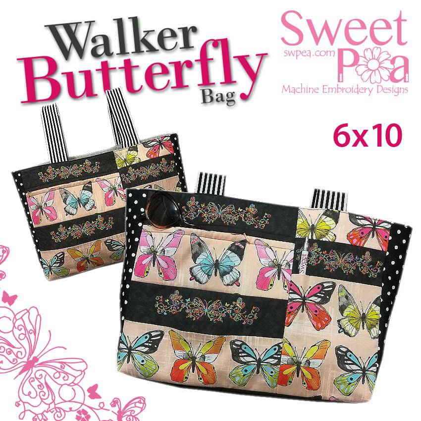 Leather Pencil Case Spring-Floral-Colorful-Butterfly Holder Pouch
