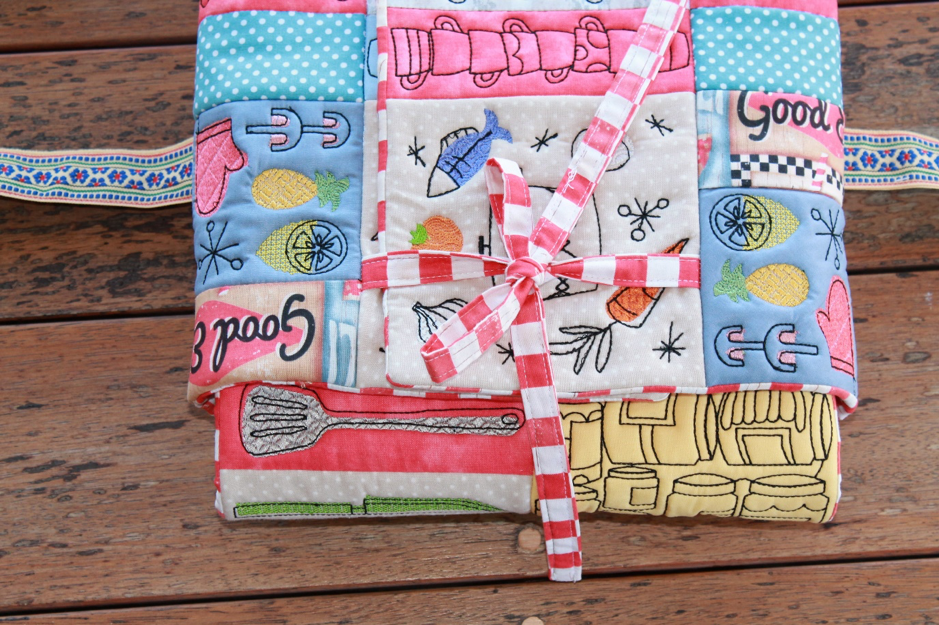 Casserole Holder 4x4 5x5 - Sweet Pea Australia In the hoop machine embroidery designs. in the hoop project, in the hoop embroidery designs, craft in the hoop project, diy in the hoop project, diy craft in the hoop project, in the hoop embroidery patterns, design in the hoop patterns, embroidery designs for in the hoop embroidery projects, best in the hoop machine embroidery designs perfect for all hoops and embroidery machines