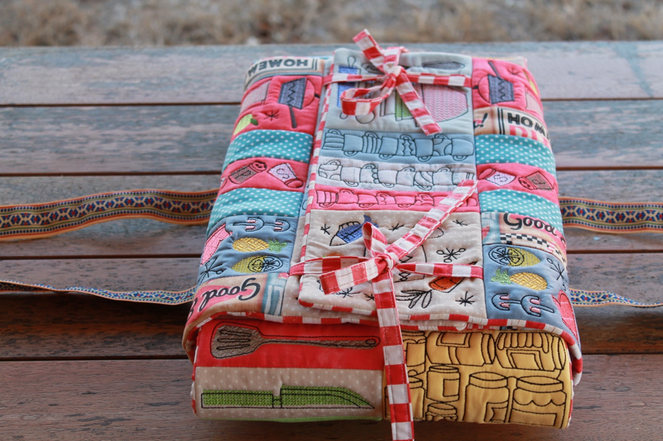 Casserole Holder 4x4 5x5 - Sweet Pea Australia In the hoop machine embroidery designs. in the hoop project, in the hoop embroidery designs, craft in the hoop project, diy in the hoop project, diy craft in the hoop project, in the hoop embroidery patterns, design in the hoop patterns, embroidery designs for in the hoop embroidery projects, best in the hoop machine embroidery designs perfect for all hoops and embroidery machines