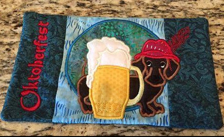 Oktoberfest Dachshund Mugrug 5x7 6x10 7x12 9.5x14 - Sweet Pea Australia In the hoop machine embroidery designs. in the hoop project, in the hoop embroidery designs, craft in the hoop project, diy in the hoop project, diy craft in the hoop project, in the hoop embroidery patterns, design in the hoop patterns, embroidery designs for in the hoop embroidery projects, best in the hoop machine embroidery designs perfect for all hoops and embroidery machines
