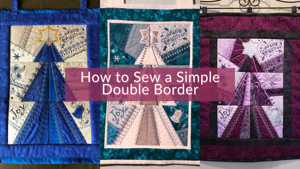 How to Sew a Simple Double Border