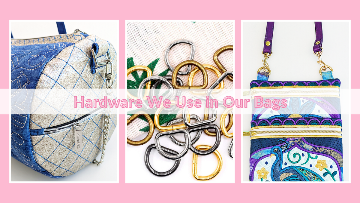 Bag Hardware We Use in our ITH Designs