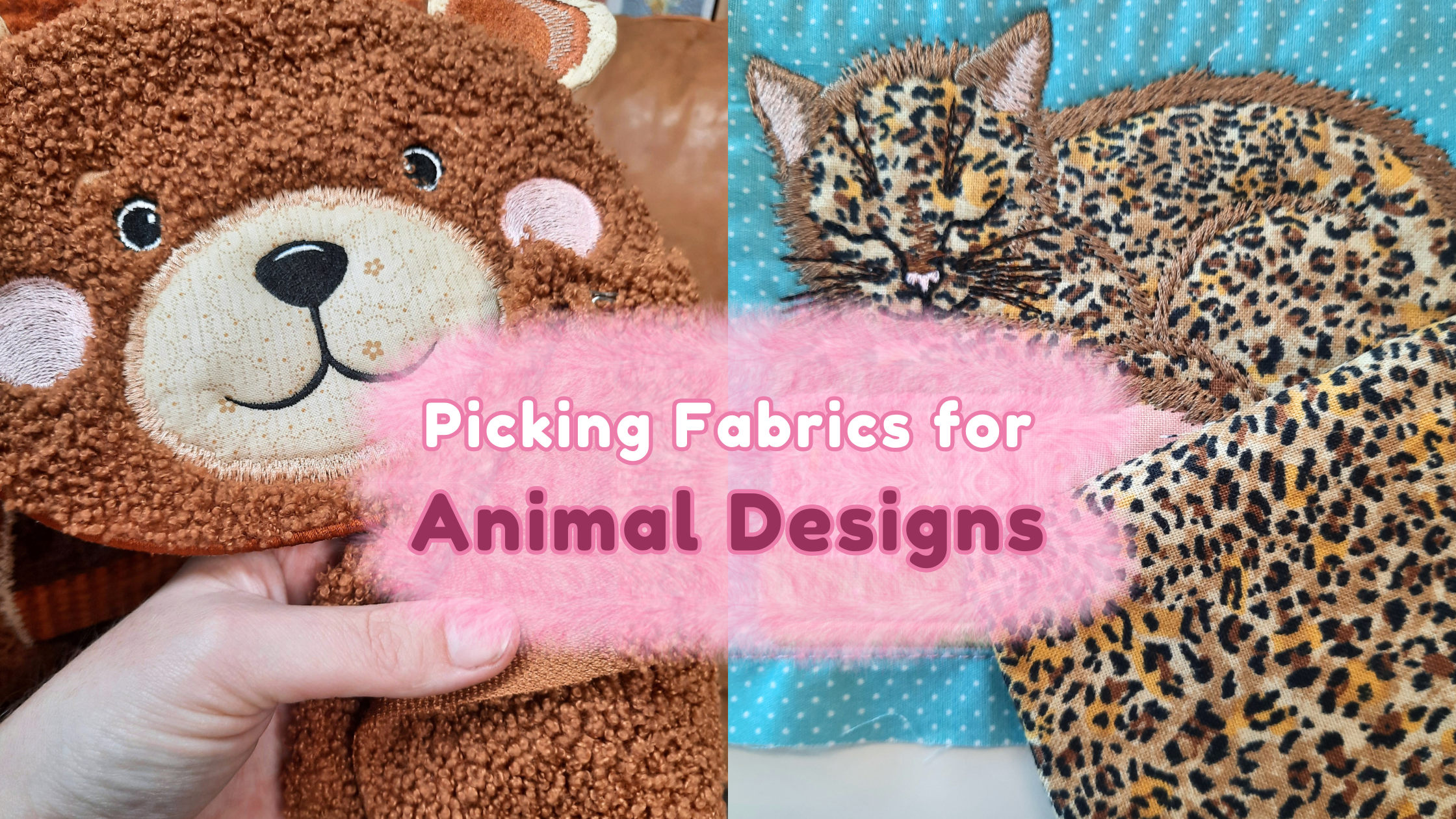 picking fabric for animal ith designs