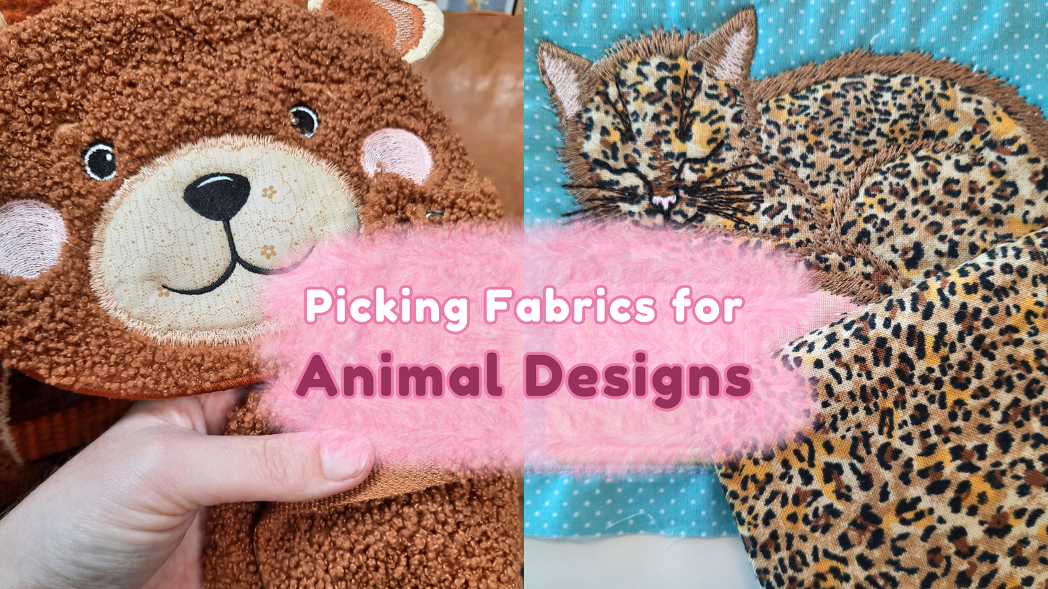 picking fabric for animal ith designs