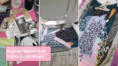 Beginner Embroiderer Makes an ITH Hanger