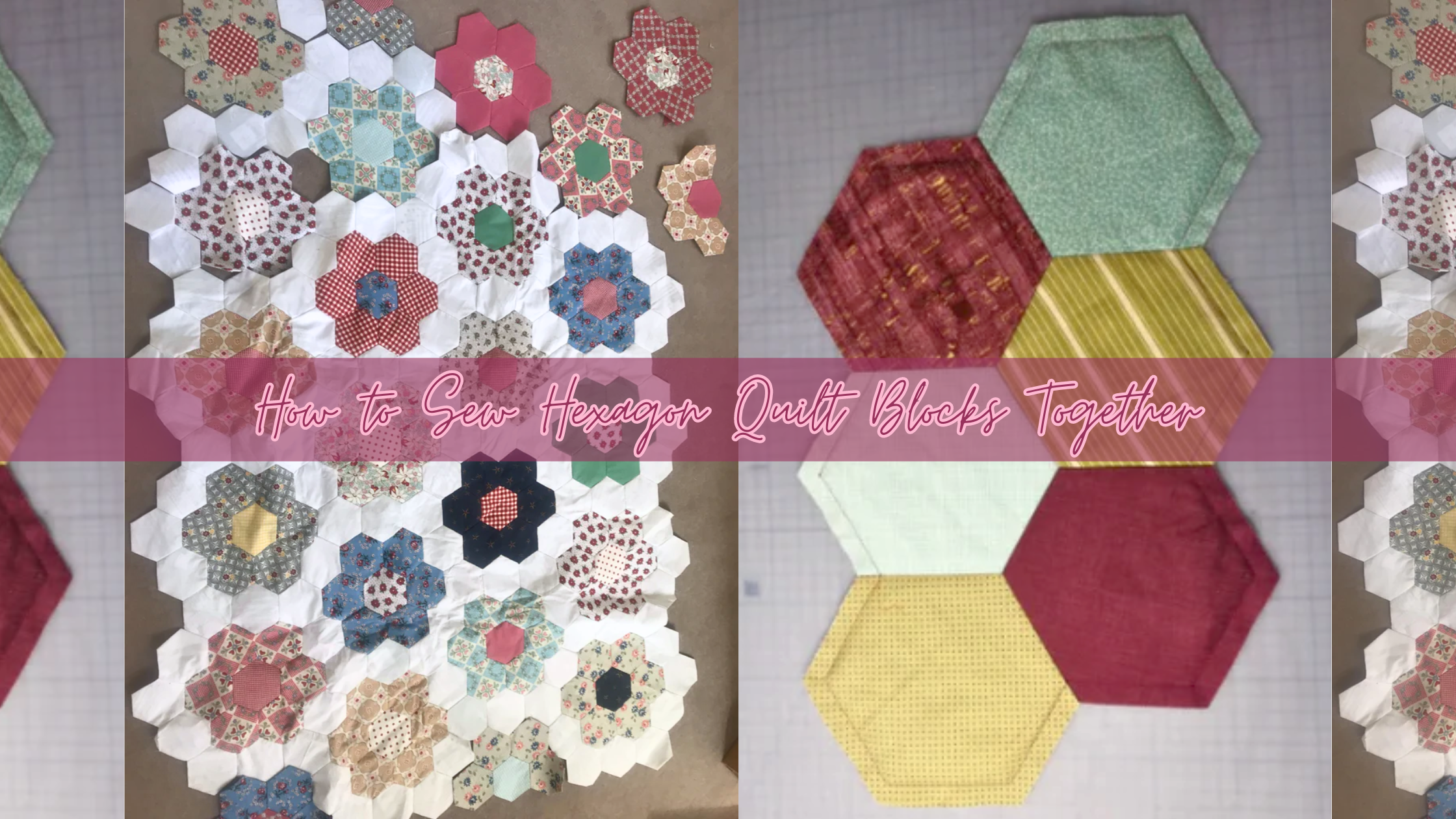 hexagon quilt blocks blog