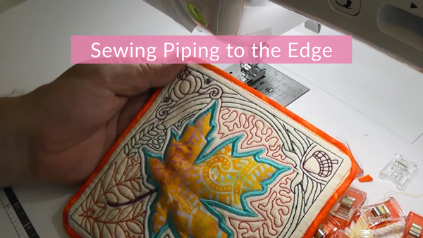 sewing piping to the edge blog