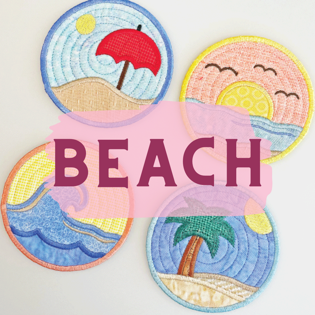 Beach Themed Embroidery Designs Explore our captivating collection of ...