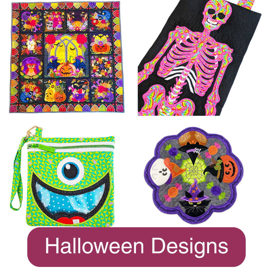 Halloween Machine Embroidery Designs In The Hoop