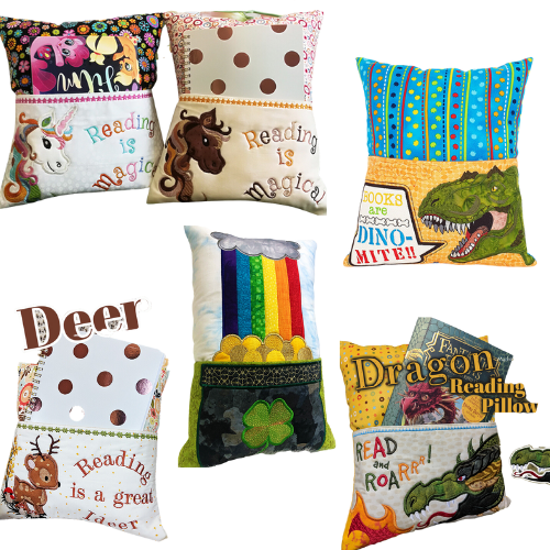 bookweek designs reading pillows