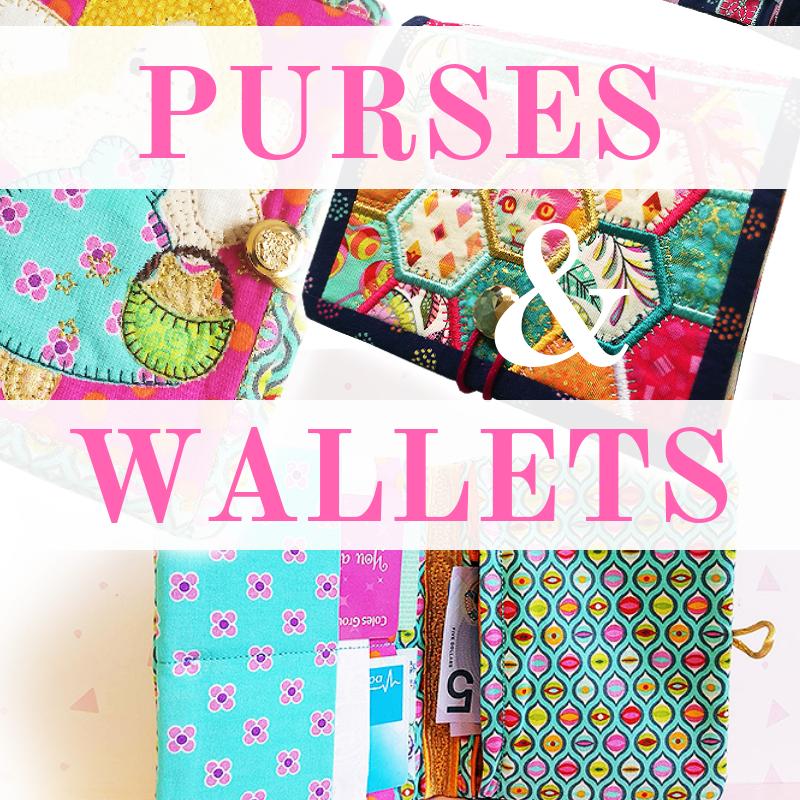 Purses and Wallets Machine Embroidery Designs