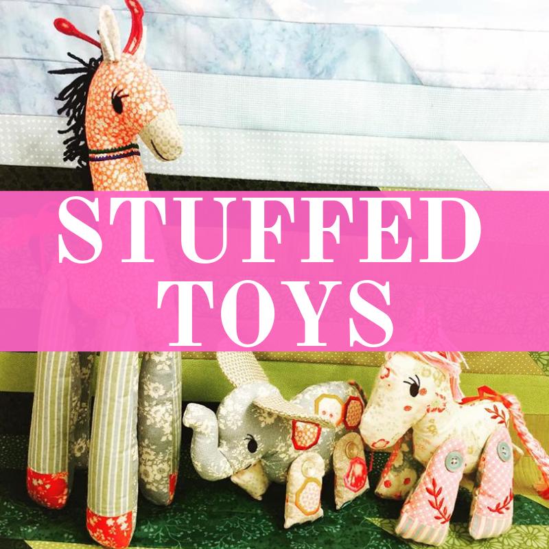 Stuffed toys in the hoop