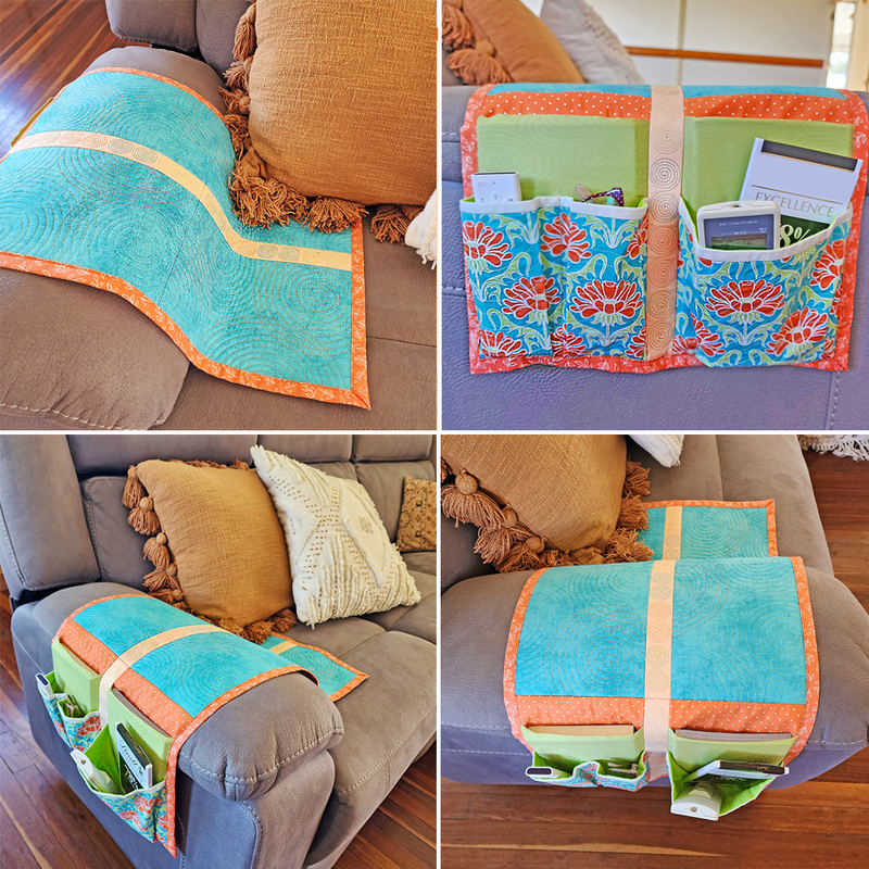 ITH Machine Embroidery Design - Couch Organiser