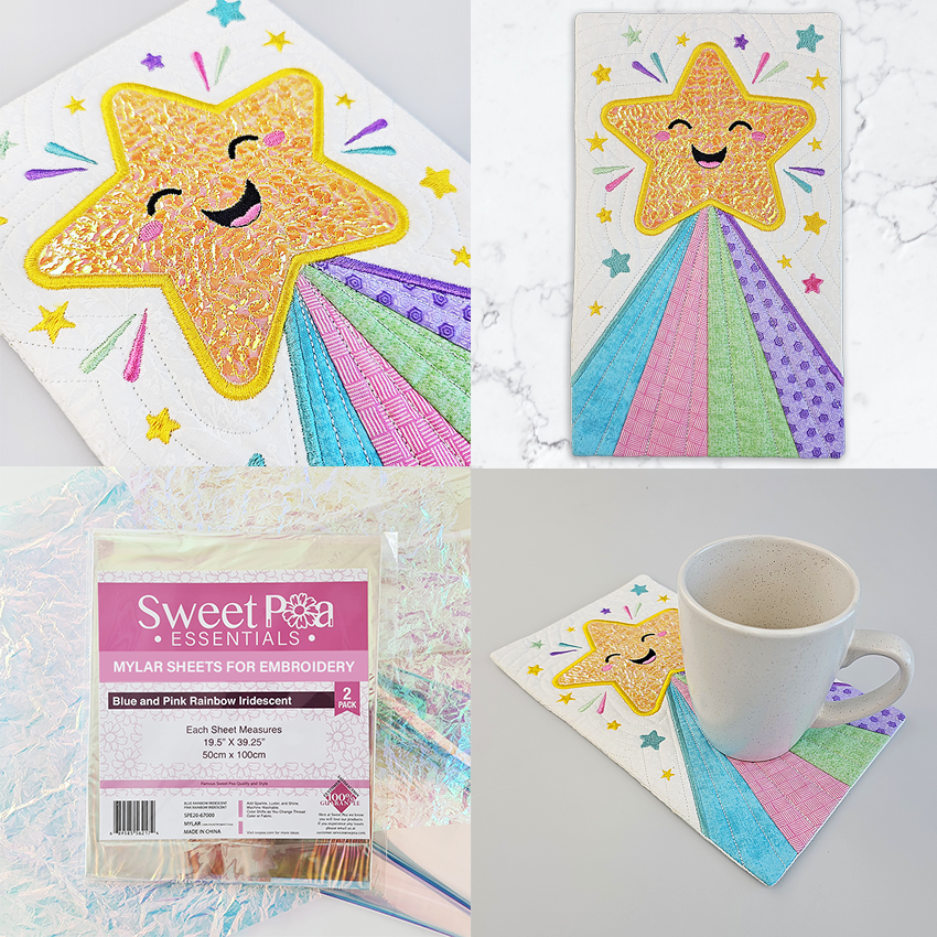 Wishing Star Mug Rug