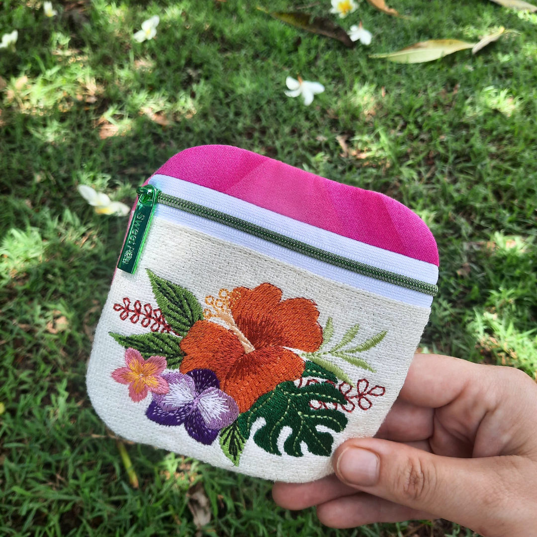 Tropical Flowers Purse