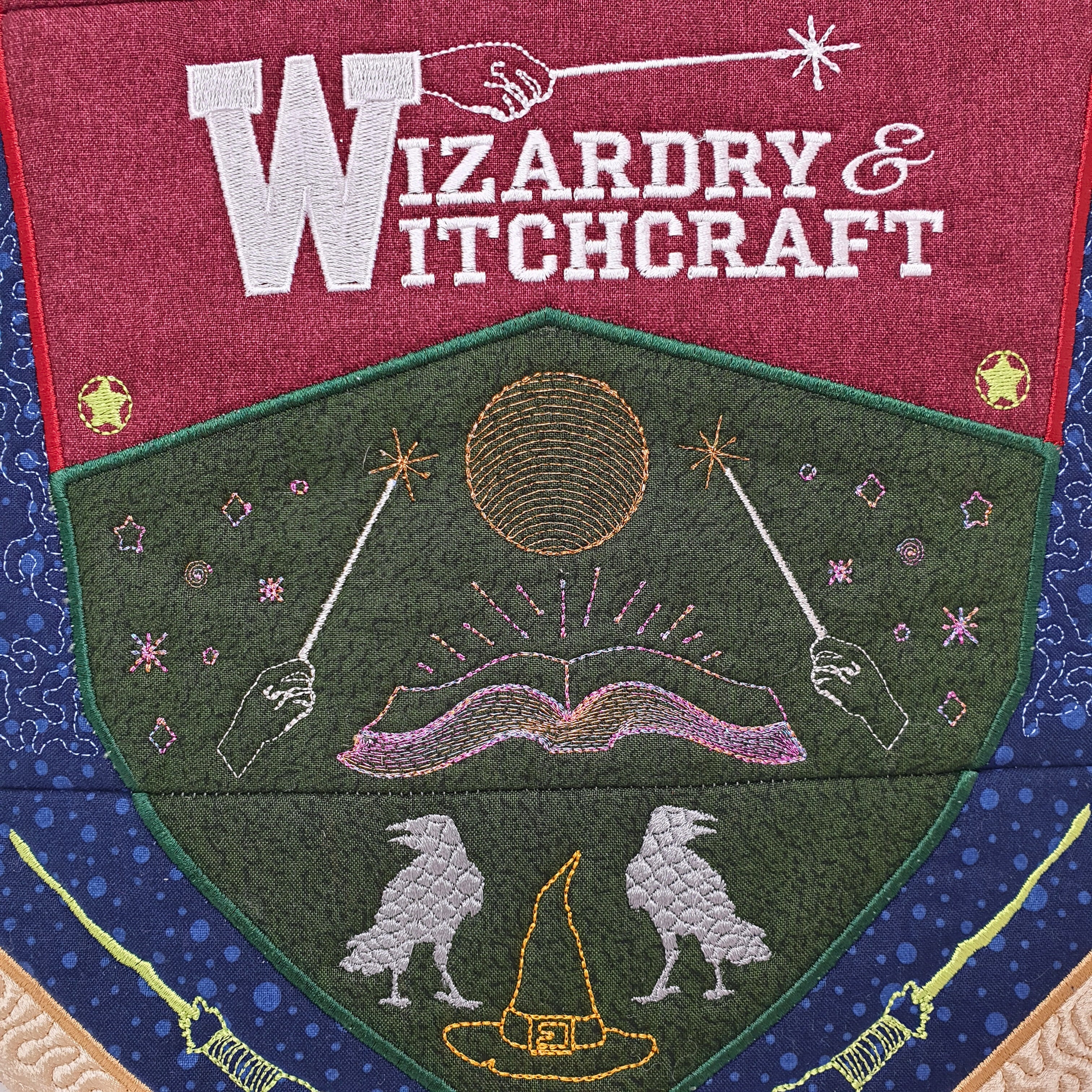 magic school flag close up 2