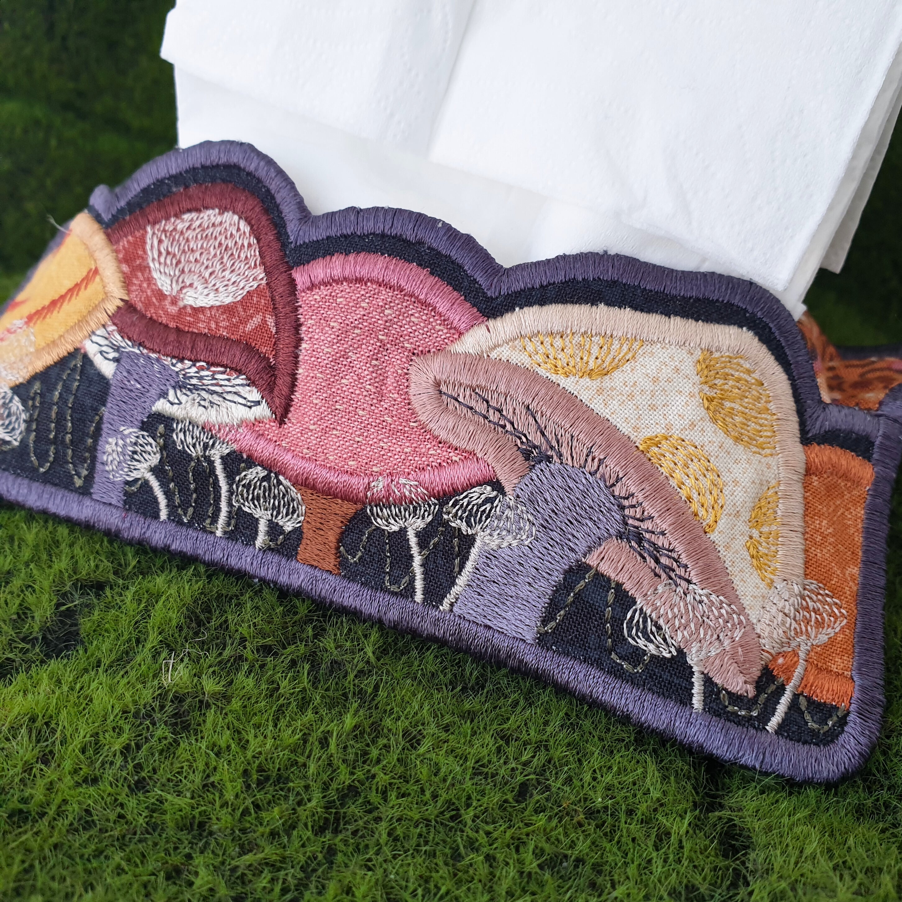 mushroom tissue holder close up