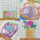 Jar Quilt 4x4 5x5 6x6 7x7 8x8 - Sweet Pea In The Hoop Machine Embroidery Design