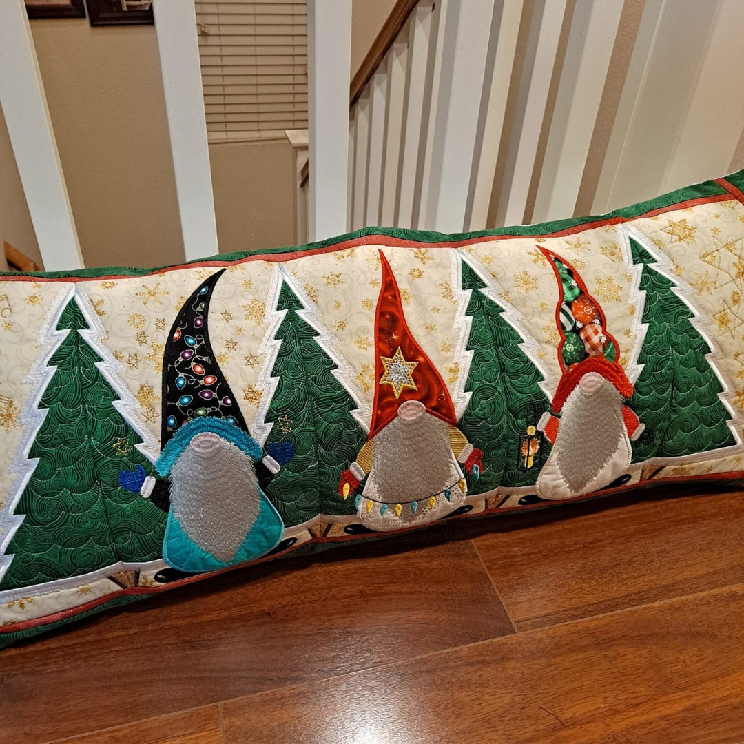 Christmas Gnome Table Runner 5x7 6x10 7x12