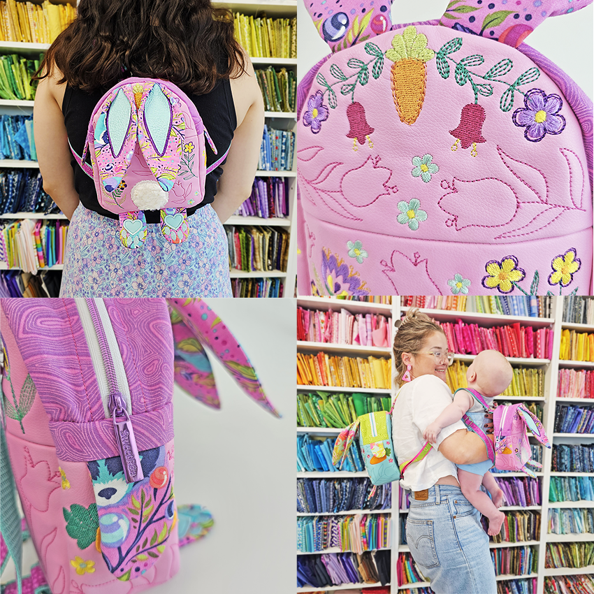Little Bunny Backpack 5x7 6x10