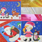 following santa runner machine embroidery design with essentials used