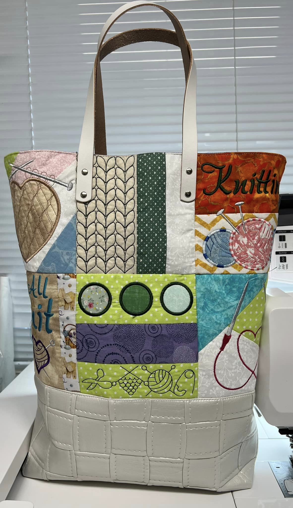 Crochet Tote Bag 4x4 5x5 6x6