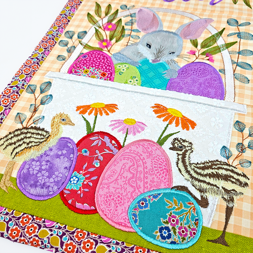 Australian Easter Bilby Hanger, Australiana, Fauna, Native Animal, Flowers, Hanger, Easter Eggs, Emu, Cassowary