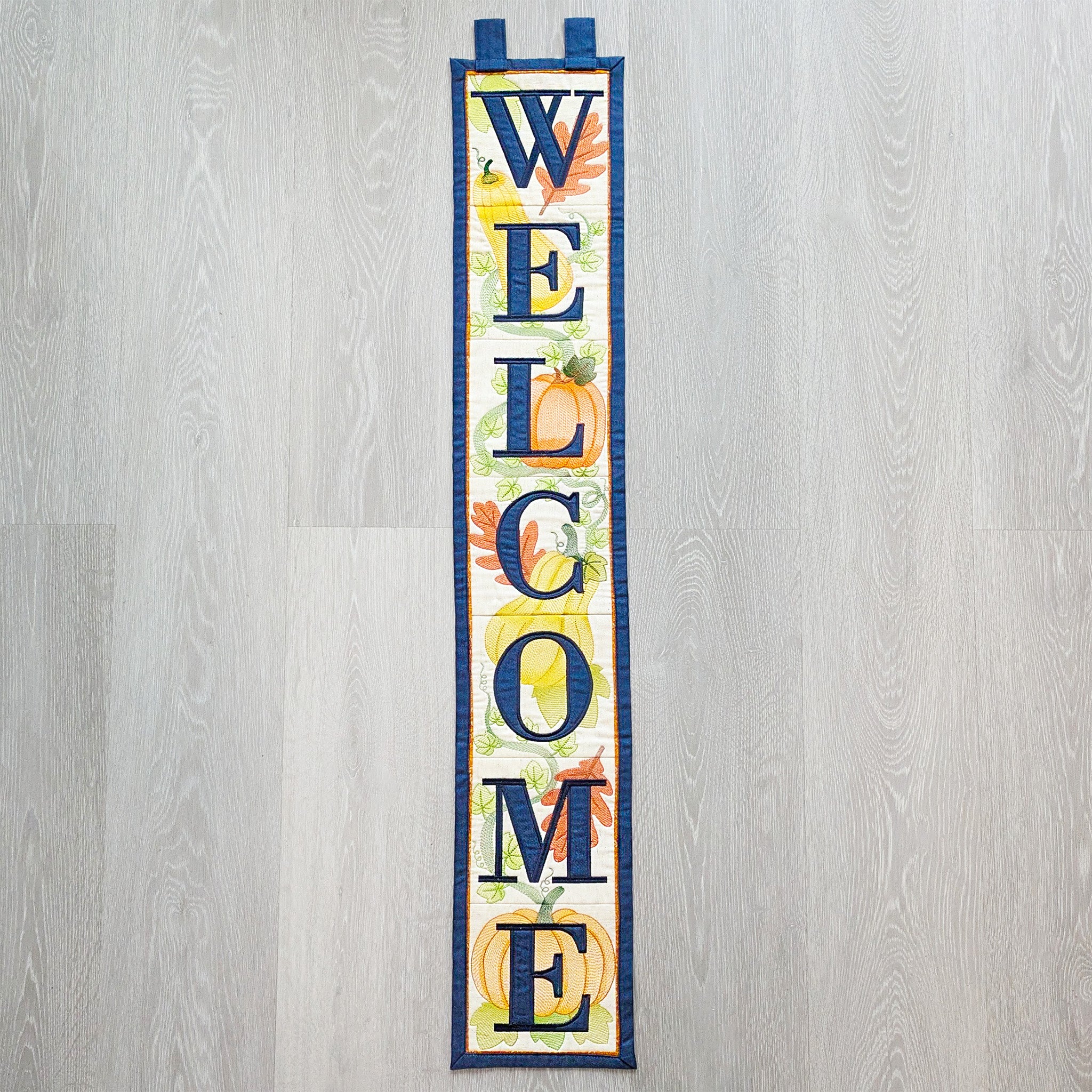 Autumn/Fall Welcome Hanger In the hoop machine embroidery designs