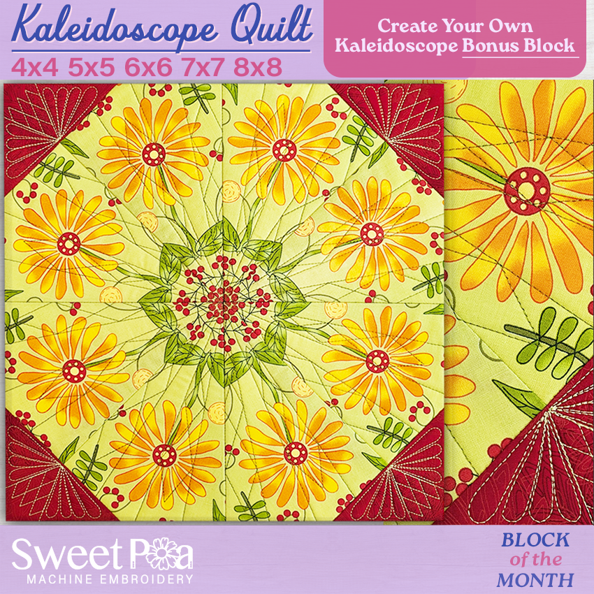 BOM Kaleidoscope Quilt - Create Your Own Bonus Block