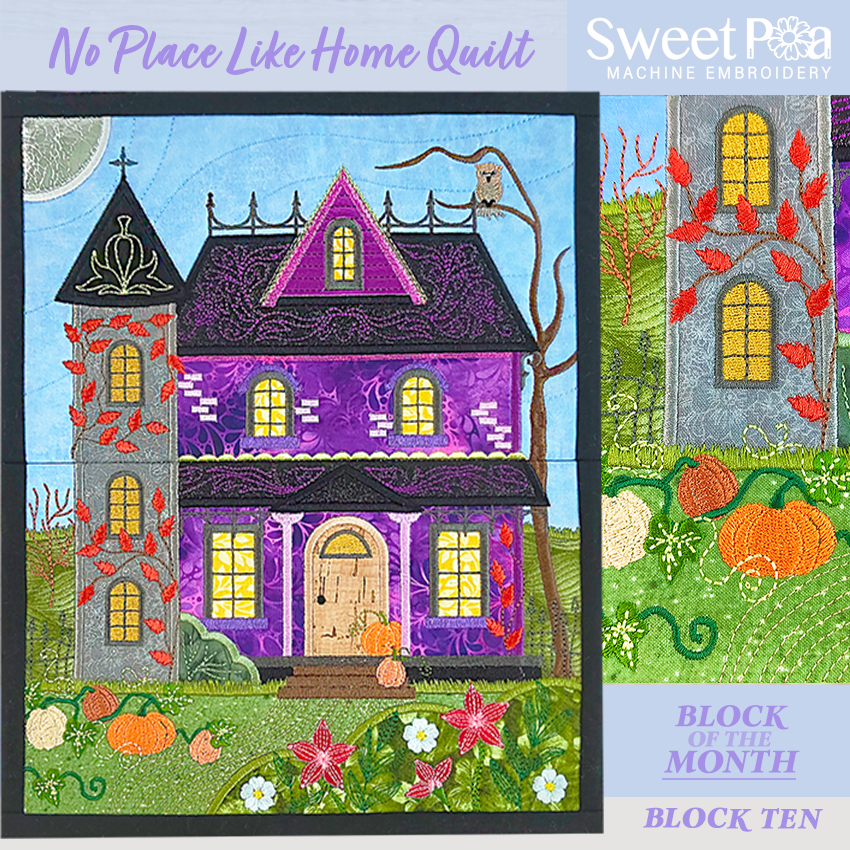 BOM No Place Like Home Quilt - Block 10