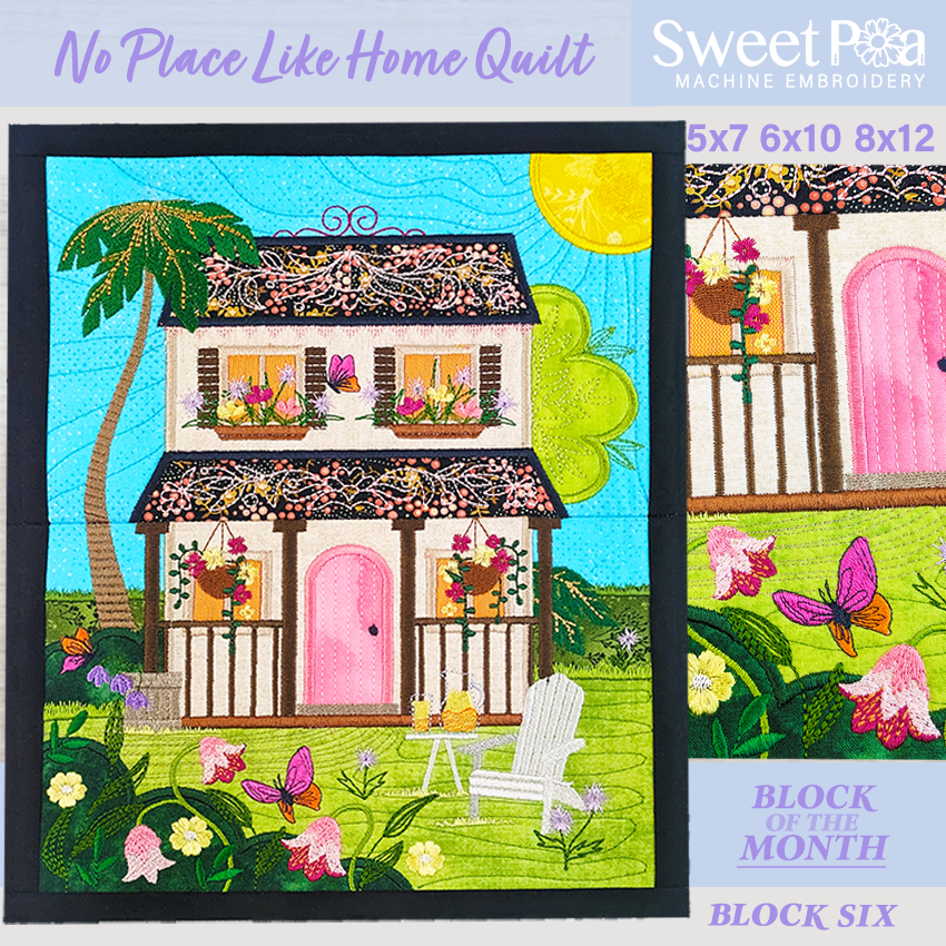 BOM No Place Like Home Quilt - Block 6