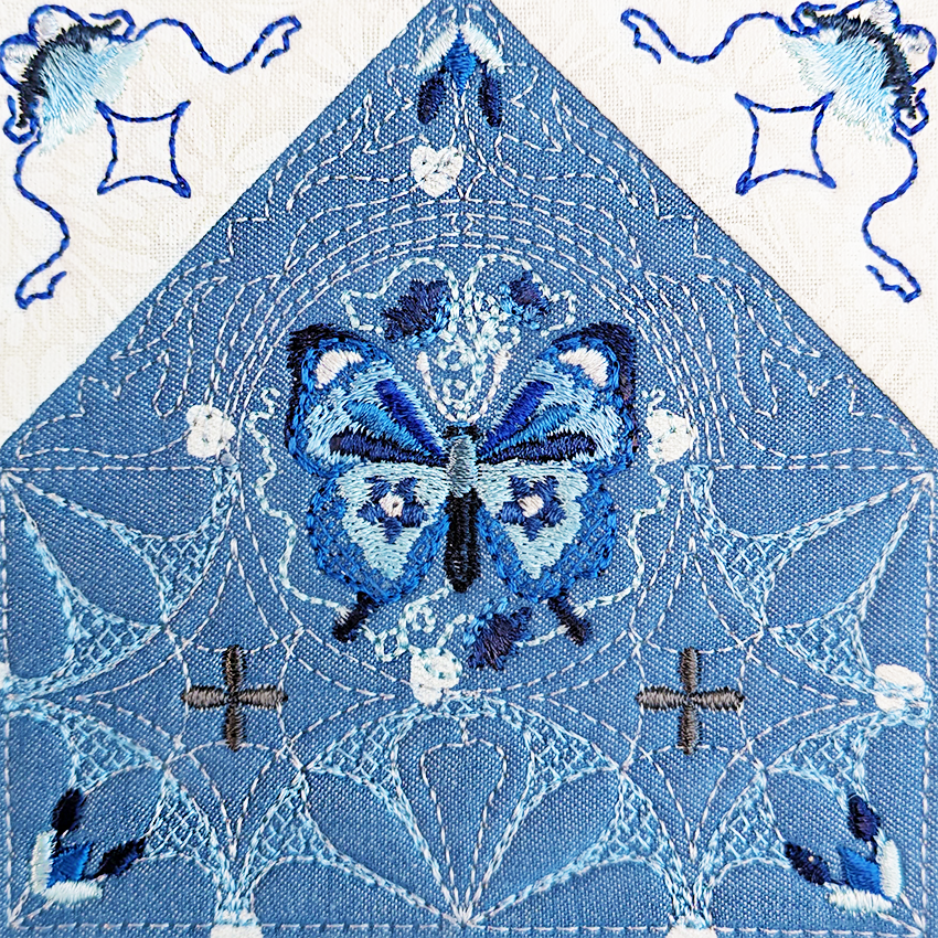 BOM Woodland Wonderland Quilt - Block 4 In the hoop machine embroidery designs