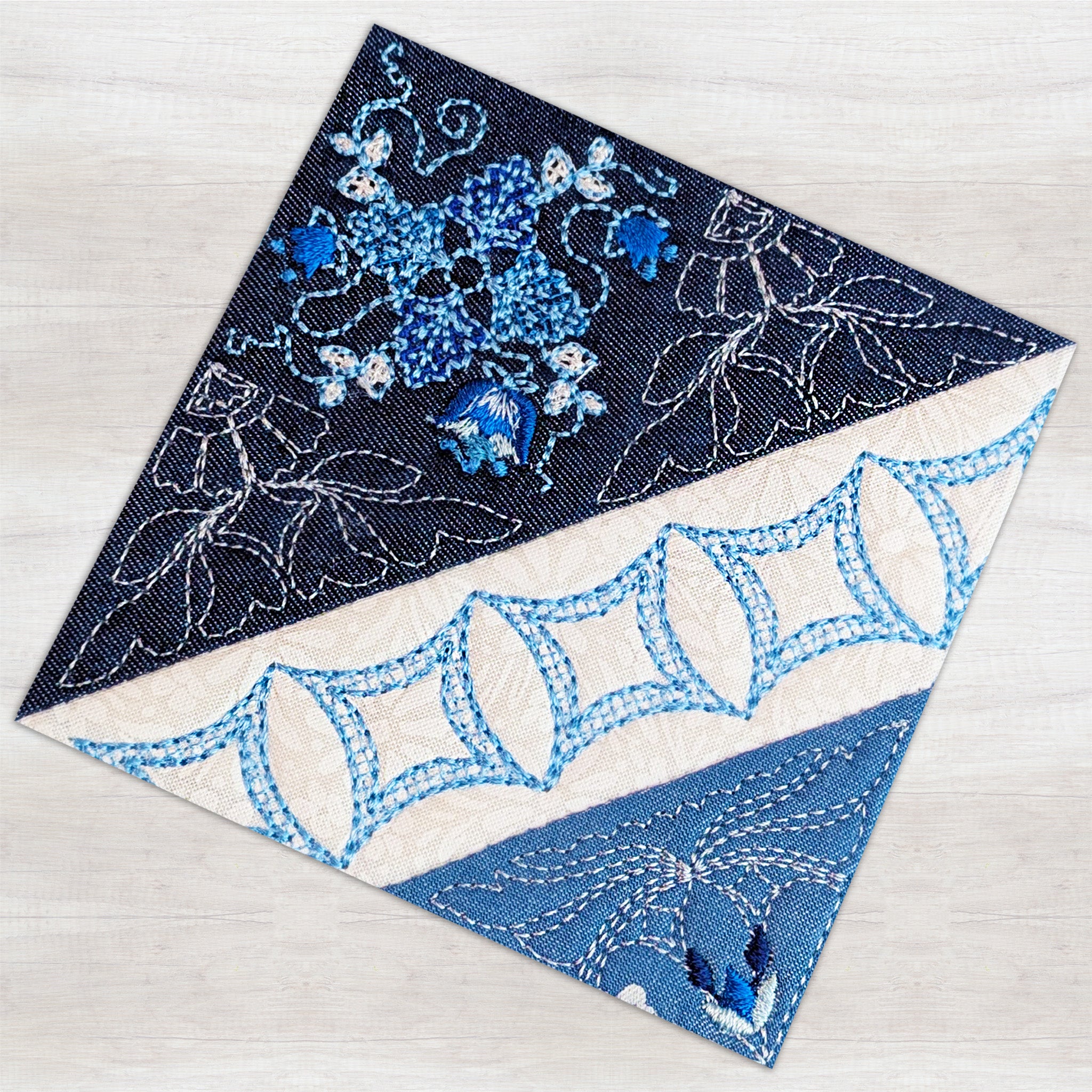 BOM Woodland Wonderland Quilt - Block 6 In the hoop machine embroidery designs